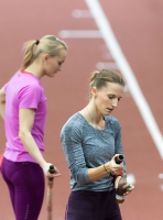 Russian Indoor Championships 2017. Pole Vault. Anzhelika Sidorova and Olga Mullina