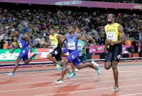 Usain Bolt. 100m Bronze World Championships 2017 