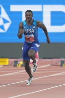 IAAF WORLD ATHLETICS CHAMPIONSHIPS, DOHA 2019. Day 2. 100m. Semi-Final. Justin GATLIN, USA