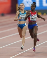 IAAF WORLD ATHLETICS CHAMPIONSHIPS, DOHA 2019. Day 2. 800 Metres. Semi-Final. Natalya PRISHCHEPA, UKR