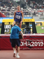 IAAF WORLD ATHLETICS CHAMPIONSHIPS, DOHA 2019. Day 6. Higj Jump. Decathlon. Maicel UIBO, EST
