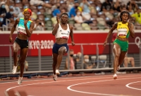 Shaunae Miller-Uibo. 400 m Olympic Champion 2020/21, Tokio. 200M